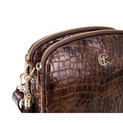 Mała torebka Canaletto z lakierowanej skóry – elegancja i funkcjonalność w jednym TD835s272