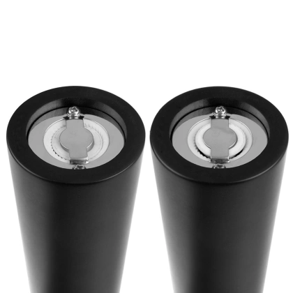 Młynek do pieprzu i soli drewniany czarny 21,5 cm