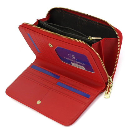 Portfel damski skórzany BASILE LADY3814282 Czarny