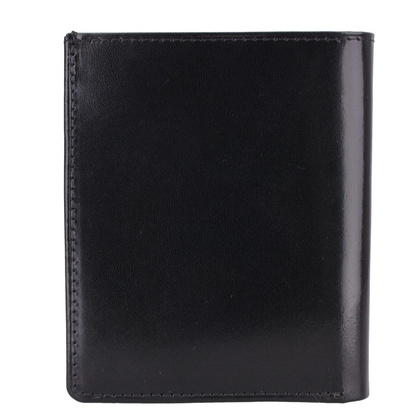 Portfel męski skórzany KEMER 304-ID Czarny - min. zamówienie 20 / 50 / 100 szt.