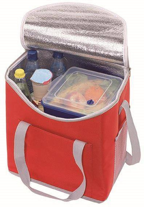 Torba izotermiczna FROSTY, czerwony, szary