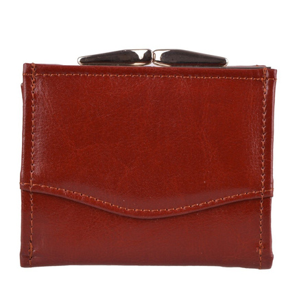 Portfel damski skórzany KEMER P22 Brązowy - min. zamówienie 20 / 50 / 100 szt.