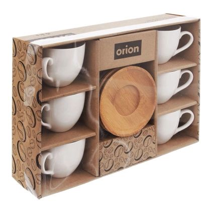 Filiżanka porcelanowa filiżanki zestaw filiżanek do kawy espresso 100 ml 6 sztuk