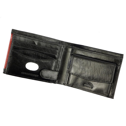 Szeroki, oryginalny portfel męski z naturalnej skóry licowej