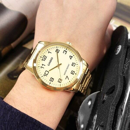 ZEGAREK MĘSKI CASIO MTP-V001G-9B + BOX