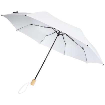 Składany wiatroodporny parasol 51 cm z PET z recyklingu Birgit