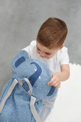 Mrs.Elephant Plecaczek 23 x 30 cm Niebieski