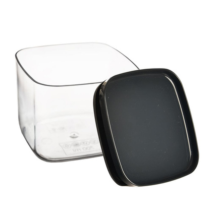 Pojemnik kuchenny kwadratowy z pokrywką i uszczelką do żywności 700 ml