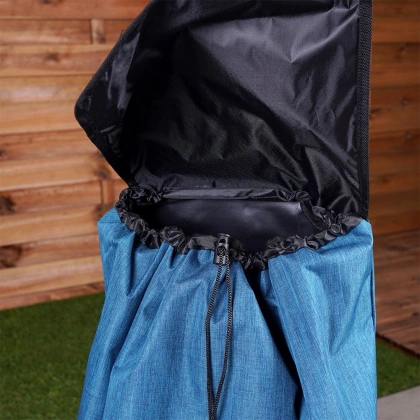 Wózek zakupowy torba zakupowa na kółkach na zakupy niebieska 40 l 30 kg