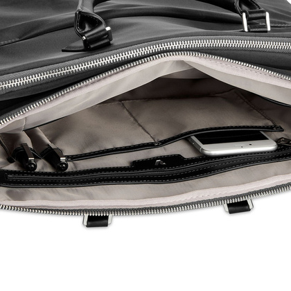 Torba damska z miejscem na laptop 15,6" RONCATO WOMAN BIZ 412324 Czarna