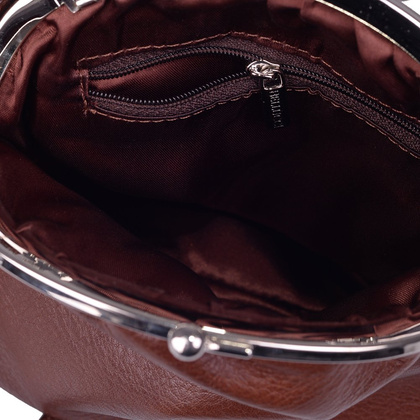 Torebka damska skórzana BELLUCCI R121 Brązowa - min. zamówienie 20 / 50 / 100 szt.