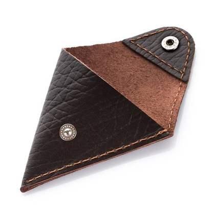 Mały portfel na monety bilonówka BRØDRENE CW01 cortez ciemny brąz - min. zamówienie 20 / 50 / 100 szt.