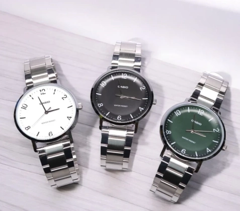 ZEGAREK MĘSKI CASIO MTP-VT03D-1B + BOX