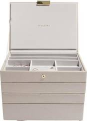 Szkatułka na biżuterię Stackers poczwórna classic taupe