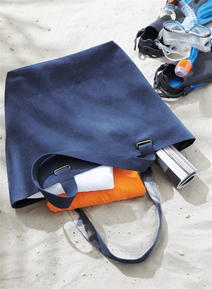 Torba plażowa KORSIKA, ciemnoniebieski