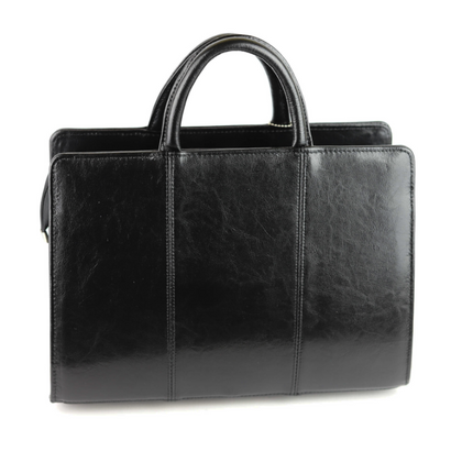 511 Damski skórzany kuferek duży - czarny KEMER