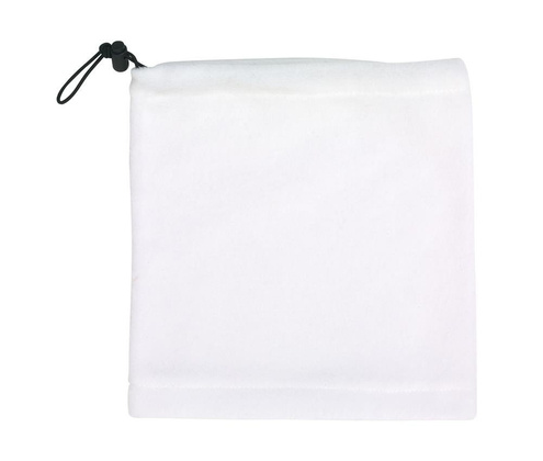 Polarowy szalik-czapka VARIOUS, biały