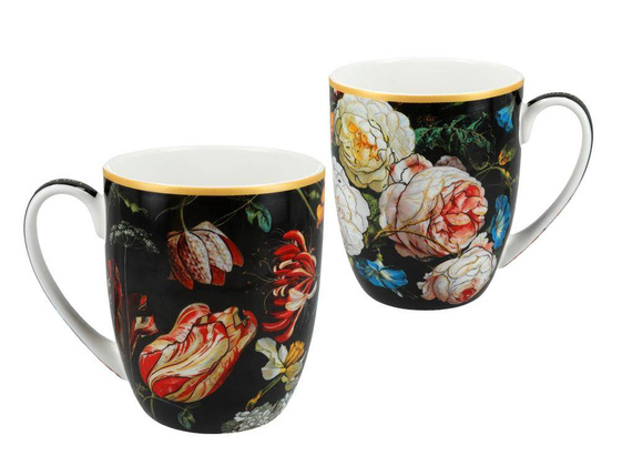 Kubek Camio - Jan Davidszoon de Heem, Kwiaty barokowe (CARMANI)