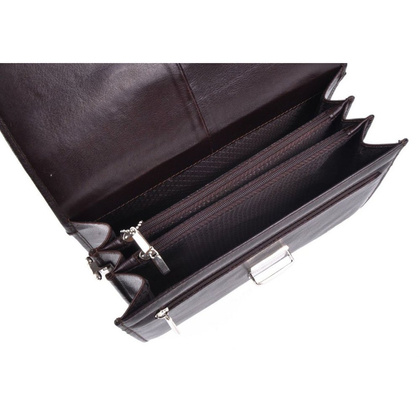 Saszetka skórzana KEMER S8 Brązowa - min. zamówienie 20 / 50 / 100 szt.