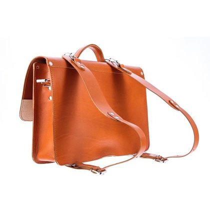 Modna teczka 3w1 skóra KEMER VOOC Vintage P25 brąz