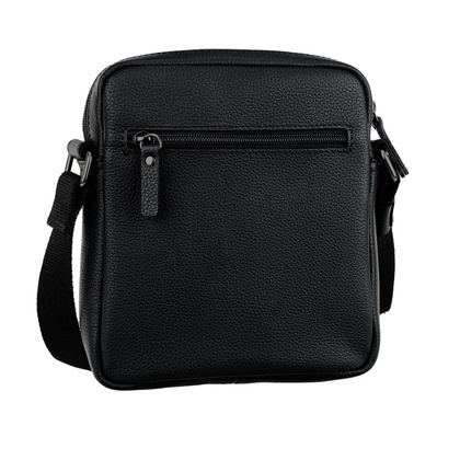 Męska listonoszka Canaletto – dwie komory, skóra groszkowana i elegancki design TM155s33