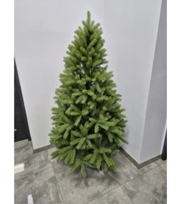 Choinka sztuczna PE09 180 cm FULL PE jasnozielona gęsta z metalowym stojakiem