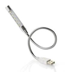 Lampka USB PROBE 29132 Srebrny