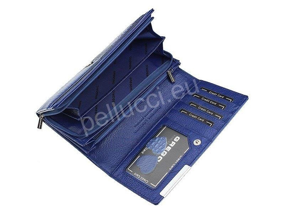 Portfel damski skórzany PELLUCCI GF106 Popiel