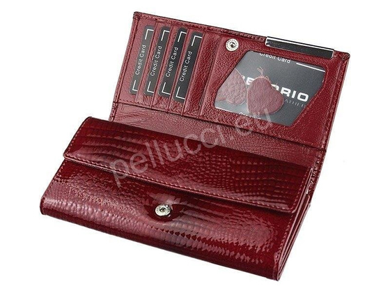 Portfel damski skórzany PELLUCCI GF107 Czarny