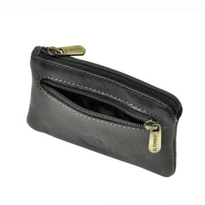 Etui skórzane na klucze EL FORREST 6030-29 Czarny
