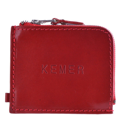Portfel skórzany KEMER 86206711 Czerwony - min. zamówienie 20 / 50 / 100 szt.