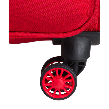 Średnia walizka PUCCINI PERUGIA EM50950B 3 Czerwona