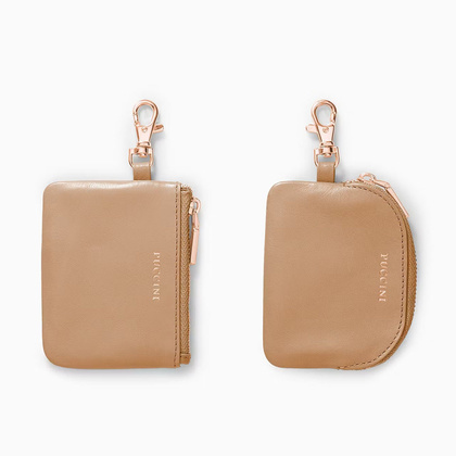 Brelok z saszetkami skórzanymi PUCCINI VULCANO ZN92512 2A Brązowy