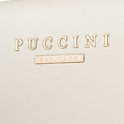 Średnia walizka PUCCINI LOS ANGELES ABS017B 0 Biała