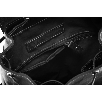 Plecak skórzany KEMER VOOC RETRO TC13 Czarny