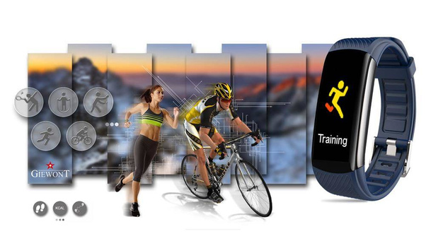 Smartband Giewont GW200-6 + Dodatkowy pasek granatowy