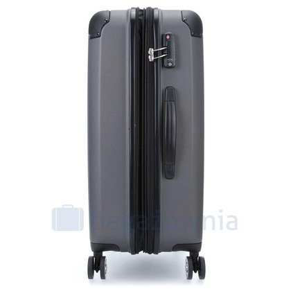 Średnia walizka TRAVELITE CITY 73048-04 Szara