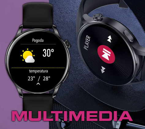 SMARTWATCH DAMSKI Rubicon RNCE81 - WYKONYWANIE POŁĄCZEŃ, PULSOKSYMETR (sr045b)