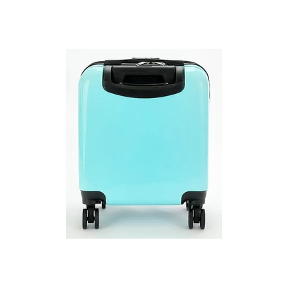 WALIZKA DZIECIĘCA KABINOWA BAGAŻ DZIECI z szyfrem panda niebieska WP07