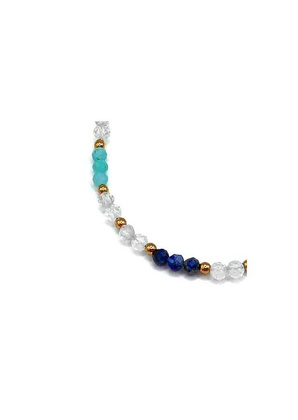 Bransoletka Amazonit Lapis 925