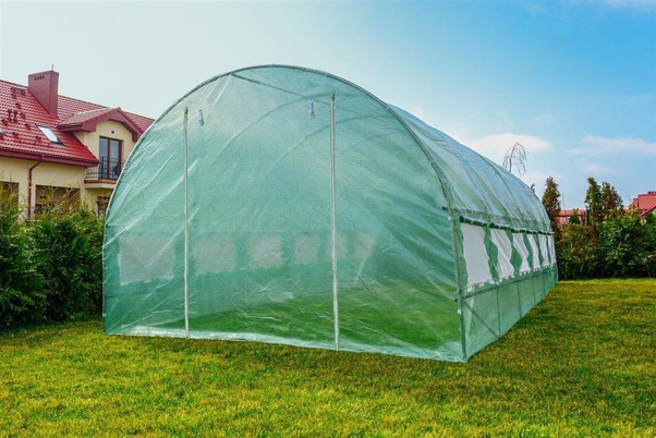 Tunel foliowy z oknami- 18m2 Zielony