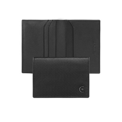 Etui na karty z klapką Islington Black