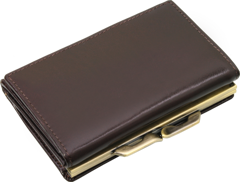 Portfel damski skórzany KEMER 30401302 Brązowy - min. zamówienie 20 / 50 / 100 szt.