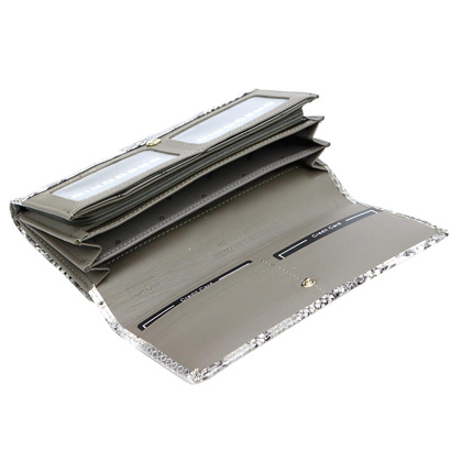 Portfel damski skórzany PELLUCCI SNR-122 popiel