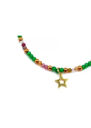 Bransoletka Kocie oko Gwiazdka 925