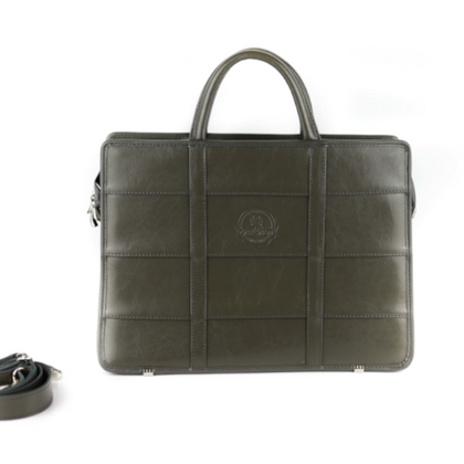 520 Torba damska 2-komorowa pasy - siwa KEMER