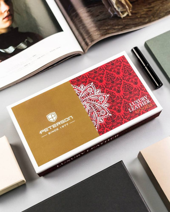 Elegancki duzy portfel damski ze skory naturalnej