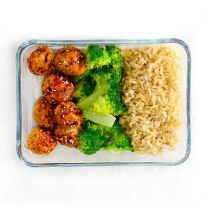 Pojemnik na żywność szklany hermetyczny 20x15 cm