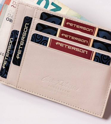 Skórzane etui na dokumenty i banknoty