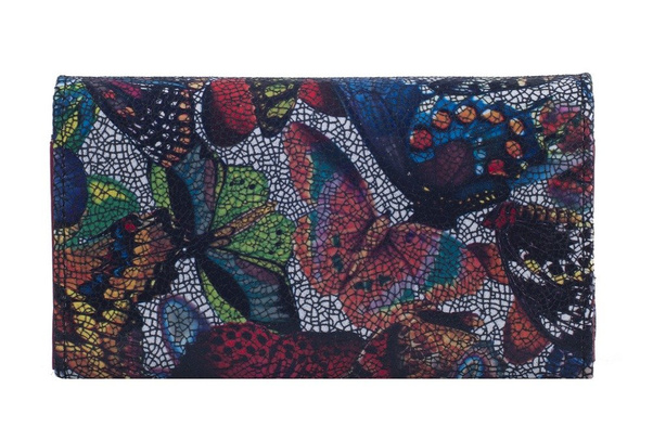 Portfel damski skórzany KEMER 008D Czerwony - min. zamówienie 20 / 50 / 100 szt.